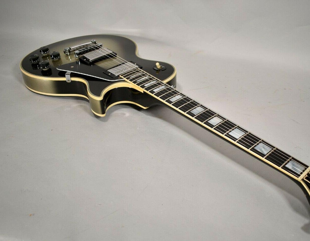 Custom Electric Guitar, Vintage Silverburst, Adam Jones, ebony Fingerboard, frets binding
Custom Electric Guitar, Vintage Silverburst, Adam Jones, ebony Fingerboard, frets binding