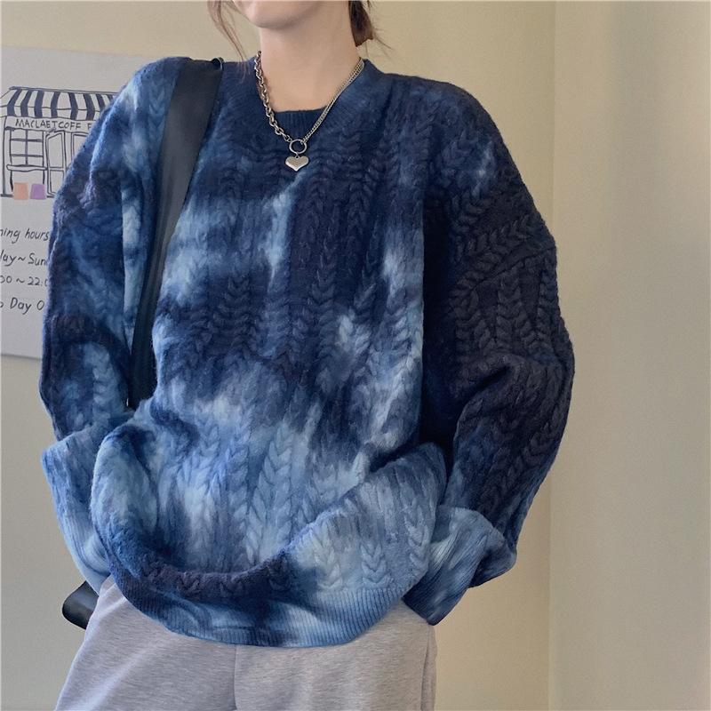 Sweater Men Harajuku Gengar Women Hip Hop Streetwear Tie-dye Men Clothing Pullover O-neck Oversize Fashion Casual Couple Sweater, Blue
Sweater Men Harajuku Gengar Women Hip Hop Streetwear Tie-dye Men Clothing Pullover O-neck Oversize Fashion Casual Couple Sweater, Blue