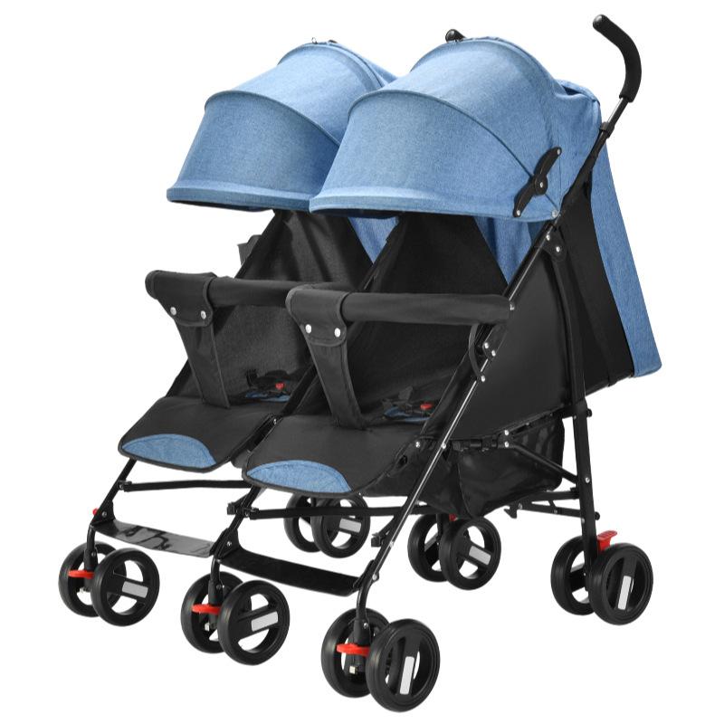 Twin Baby Stroller Can Sit and Lie Newborn Stroller Umbrella Car Double Ultra Light Portable Folding Bebes Accesorios
Twin Baby Stroller Can Sit and Lie Newborn Stroller Umbrella Car Double Ultra Light Portable Folding Bebes Accesorios