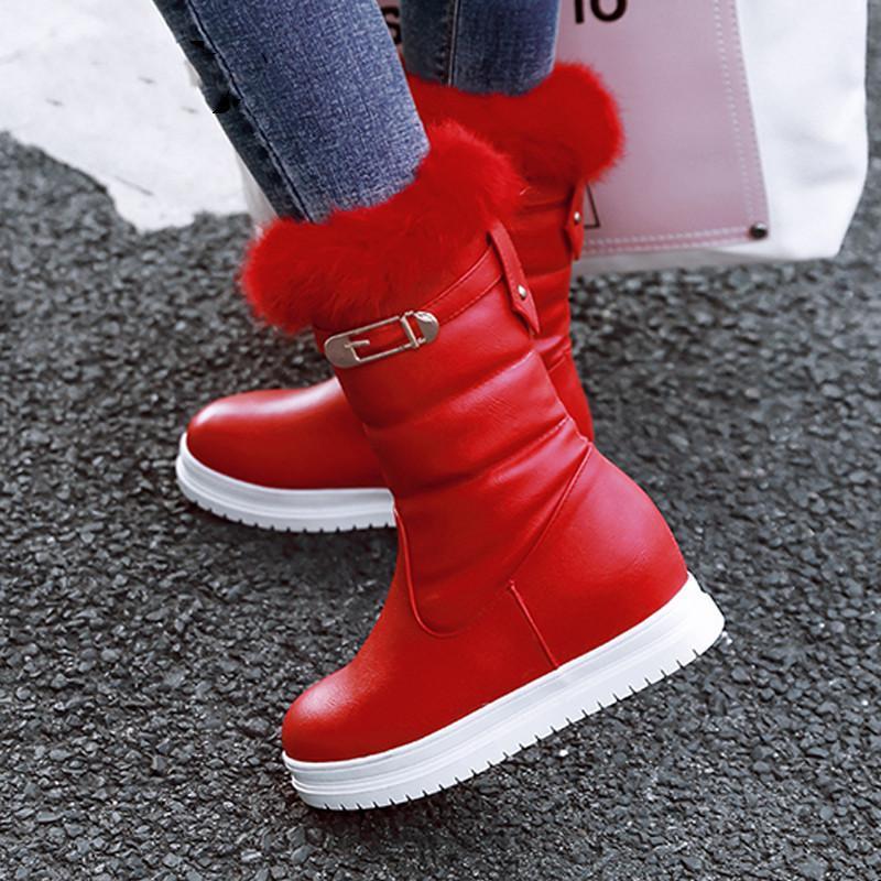 2020 Women Snow Boots fashion Leather Natural Fur Winter Warm Boots For Women Wedges black White Red k5241
2020 Women Snow Boots fashion Leather Natural Fur Winter Warm Boots For Women Wedges black White Red k5241