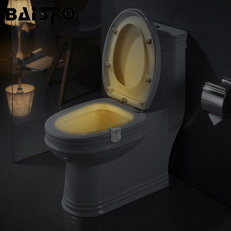 BAISPO Toilet Seat LED Light Human Motion Sensor Automatic Lamp Sensitive Motion Activated Bowl Light Bathroom WC Toilet
BAISPO Toilet Seat LED Light Human Motion Sensor Automatic Lamp Sensitive Motion Activated Bowl Light Bathroom WC Toilet