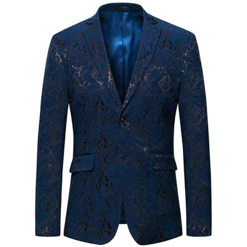 Men's Boutique Fashion Wedding Dress Suit Blazers Large Size M-6XL Male Printing Business Casual Single Buckle Jacket Coat, Black 
Men's Boutique Fashion Wedding Dress Suit Blazers Large Size M-6XL Male Printing Business Casual Single Buckle Jacket Coat, Black