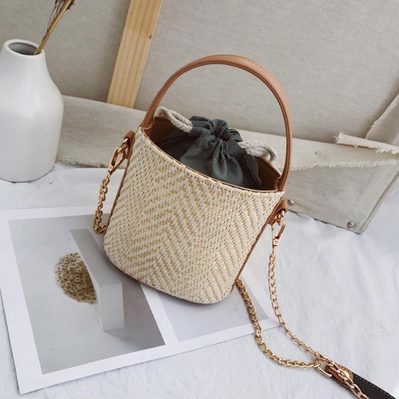 Woven Tote Bag Straw Bucket Women Messenger Bag 2021 New Trendy Texture Chain Mobile Phone Crossbody Shoulder Purse, Black
Woven Tote Bag Straw Bucket Women Messenger Bag 2021 New Trendy Texture Chain Mobile Phone Crossbody Shoulder Purse, Black