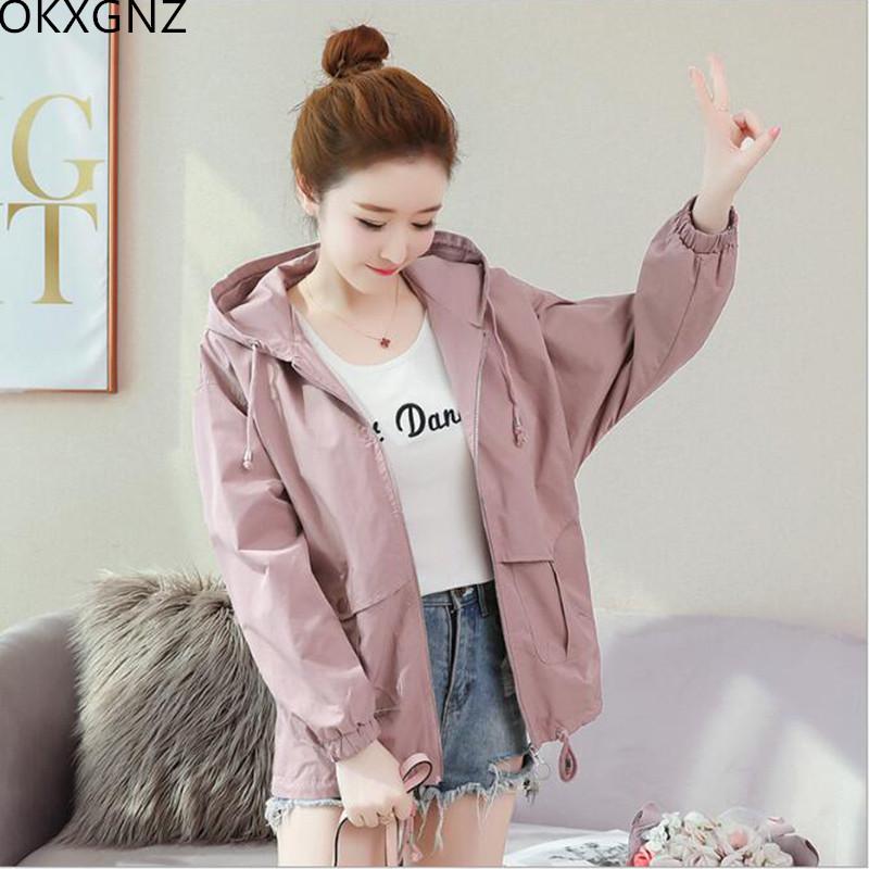 Women' Spring Autumn Short Trench 2020 New Student Hooded Casual Small Windbreaker Harajuku Loose Female Coat Plus Size A328, Black
Women' Spring Autumn Short Trench 2020 New Student Hooded Casual Small Windbreaker Harajuku Loose Female Coat Plus Size A328, Black