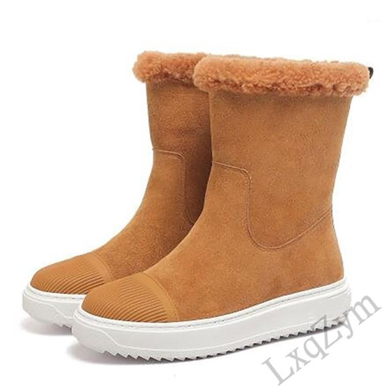 Classic Candy Color Suede Leather Snow Boots For Women Fashionable Lamb Wool Slip On Thick Bottom Outdoor Riding Shoes1, As show
Classic Candy Color Suede Leather Snow Boots For Women Fashionable Lamb Wool Slip On Thick Bottom Outdoor Riding Shoes1, As show