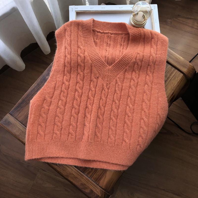 Autumn Sweater Vest Women's Solid Knitted Vest Korean Style Student V-neck Pullover Loose Casual Knitting Tops Outerwear Hot, White
Autumn Sweater Vest Women's Solid Knitted Vest Korean Style Student V-neck Pullover Loose Casual Knitting Tops Outerwear Hot, White