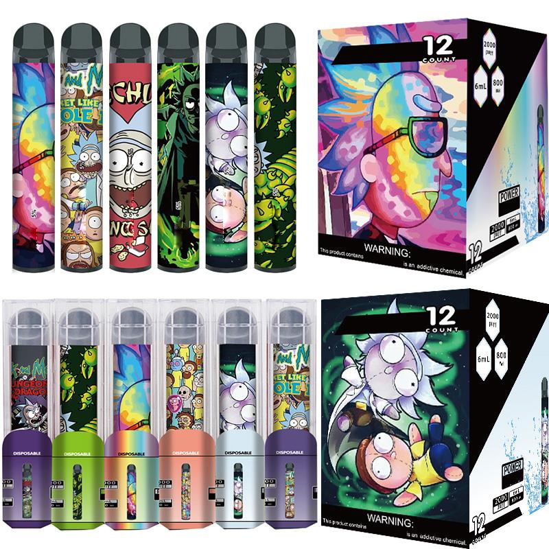 Rick XXL Disposable Pod Device 2000mAh 800mAh 6ml Vape Pen Stick System 10 Options E Cigarette Vapor Starter Kit FUME GLAMEE EXTRA XTRA
Rick XXL Disposable Pod Device 2000mAh 800mAh 6ml Vape Pen Stick System 10 Options E Cigarette Vapor Starter Kit FUME GLAMEE EXTRA XTRA