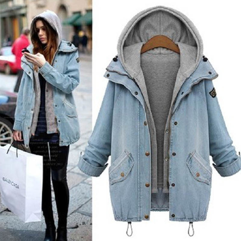 Autumn and winte women denim new lady let loose elegant vintage outwear with hoodie fashion two-piece vangull 2020 jacket 65Z9, Photo color
Autumn and winte women denim new lady let loose elegant vintage outwear with hoodie fashion two-piece vangull 2020 jacket 65Z9, Photo color