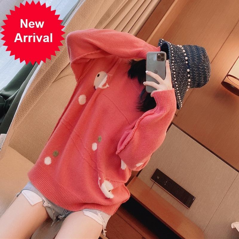 Winter 2021 New Beautiful Ladies Sweet Pink Cartoon Whale Jacquard Nightgown Sleeve Long Neck Loose Casual Jumper Dress KBG3, Red.
Winter 2021 New Beautiful Ladies Sweet Pink Cartoon Whale Jacquard Nightgown Sleeve Long Neck Loose Casual Jumper Dress KBG3, Red.