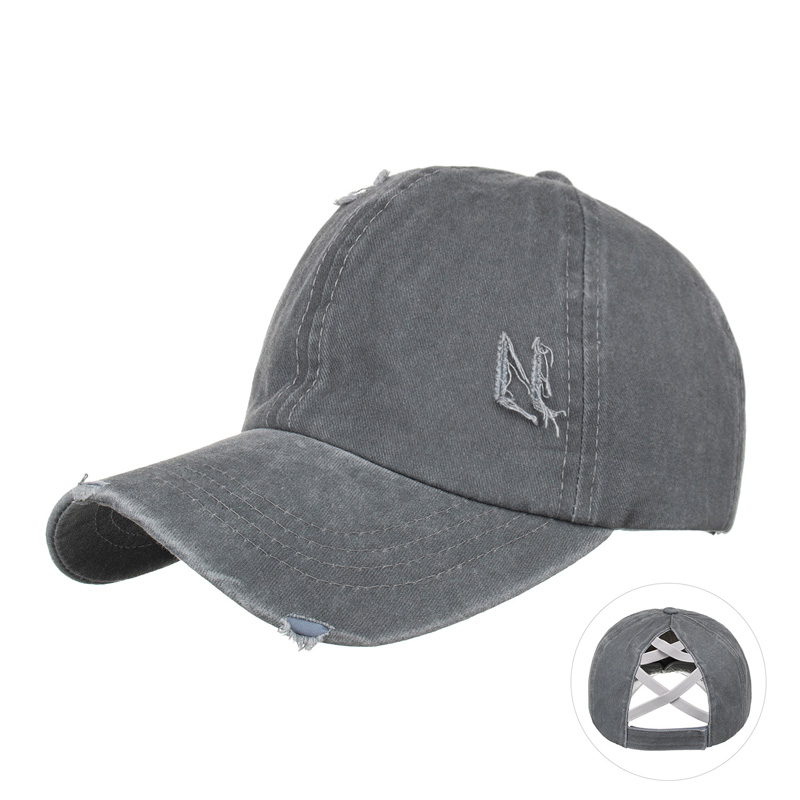 Fashion Men and Womens Wash Old Sun Hats High Quality 5 Colors Polyester Elastic Cord Ball Caps
