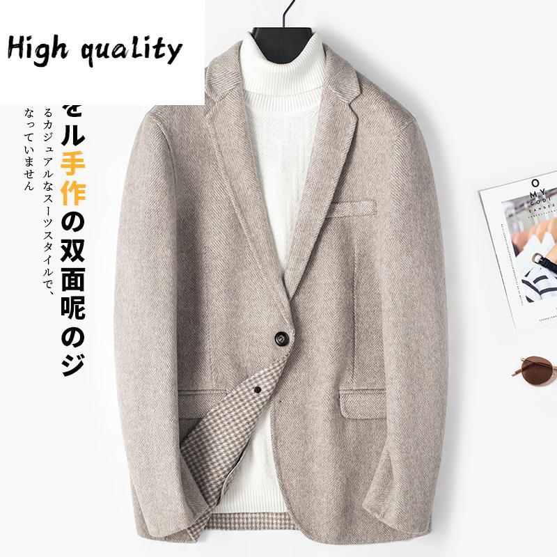 Wool Men' Coat Spring Autumn Double-sided Woolen Coat Men Jacket Casual Blazer Overcoat Abrigo Hombre, Black
Wool Men' Coat Spring Autumn Double-sided Woolen Coat Men Jacket Casual Blazer Overcoat Abrigo Hombre, Black