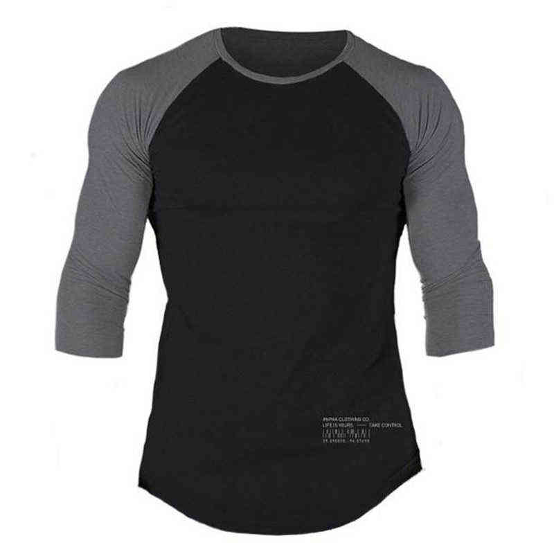 Men Casual Skinny T-shirt Cotton Shawl sleeve shirts Gyms Fitness Bodybuilding Workout Patchwork Tee Tops Male Crossfit Clothing G220223, C8
Men Casual Skinny T-shirt Cotton Shawl sleeve shirts Gyms Fitness Bodybuilding Workout Patchwork Tee Tops Male Crossfit Clothing G220223, C8