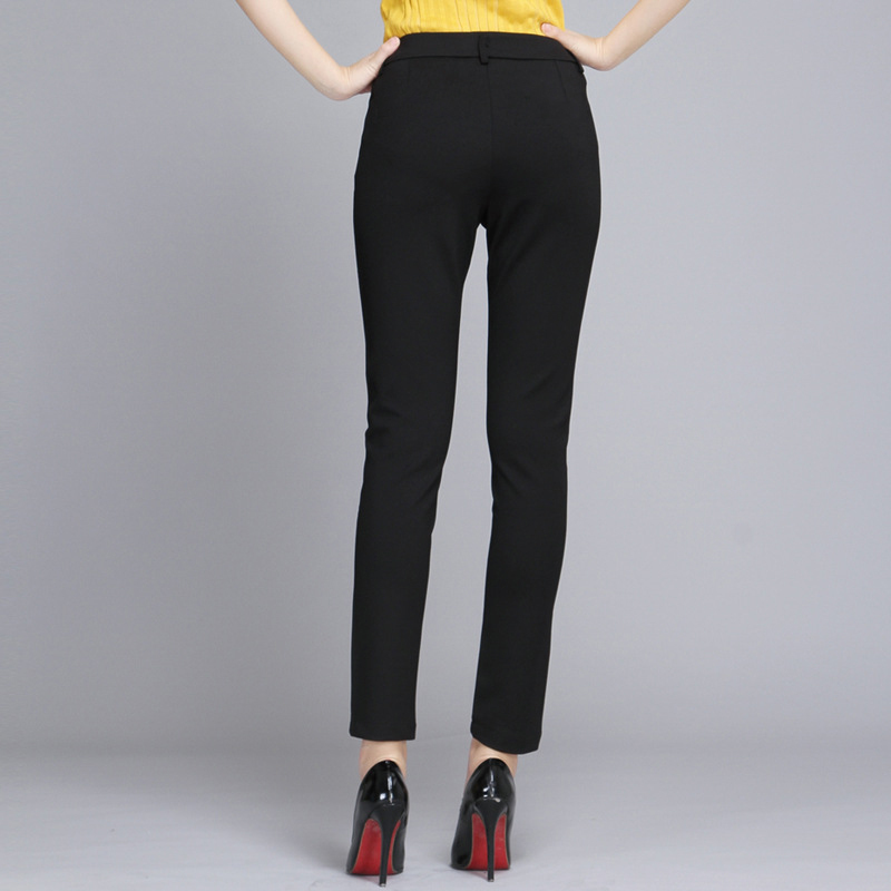 Wmwmnu Women Trousers Work Wear casual Spring Black pencil Pants Plus Size Female Slim Pants Elastic Pantalones Mujer LJ201130
