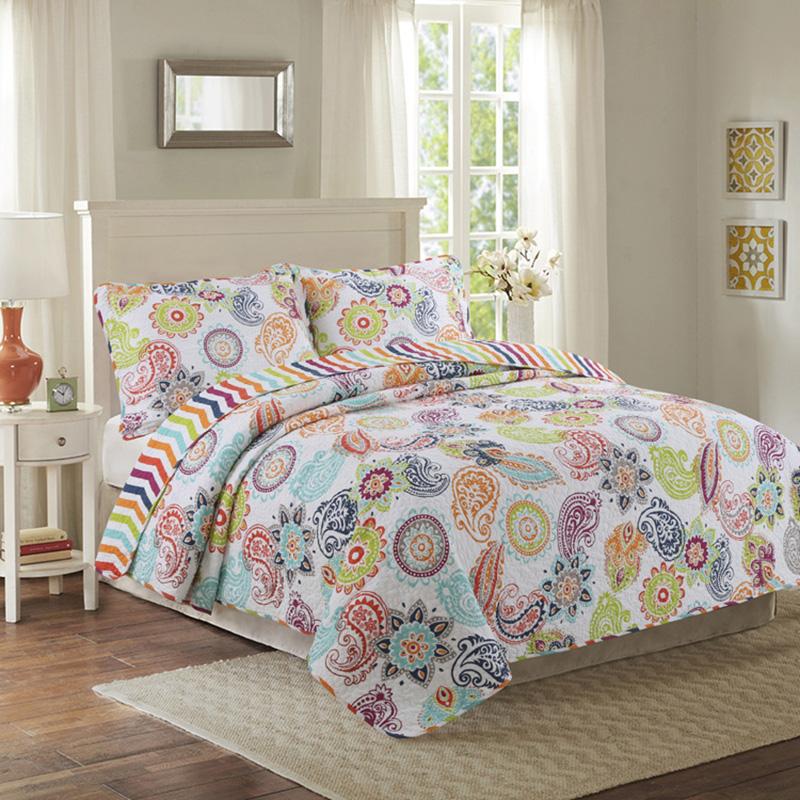 Circle Flowers Bedspreads Quilt Set Cotton Quilts For Bed 3pcs Quilted Bed Cover Queen Size Print Coverlet Summer Blanket, Color 1
Circle Flowers Bedspreads Quilt Set Cotton Quilts For Bed 3pcs Quilted Bed Cover Queen Size Print Coverlet Summer Blanket, Color 1