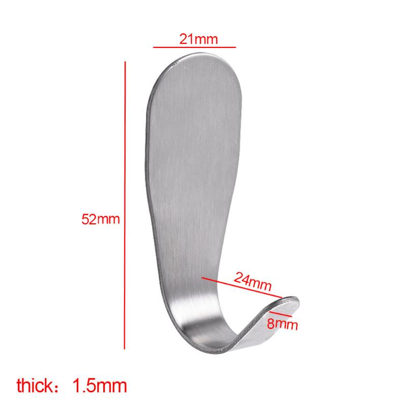 5 Pcs Wall Mounts Self-adhesive Stainless Steel Closet Organizer Oval Shape With Hook Seamless Waterproof Hanger Portable
5 Pcs Wall Mounts Self-adhesive Stainless Steel Closet Organizer Oval Shape With Hook Seamless Waterproof Hanger Portable