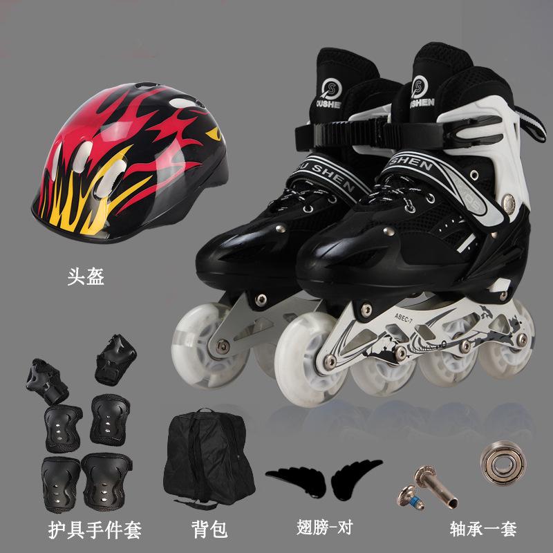 Adjustable full flash only single row roller skates outdoor roller skates four-wheel practice skate set, Random color
Adjustable full flash only single row roller skates outdoor roller skates four-wheel practice skate set, Random color