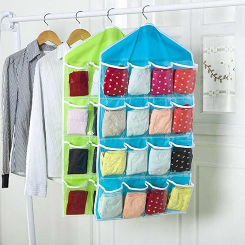 16 Grids Foldable Wardrobe Hanging Bags Container Clothing Underwear Bras Socks Ties Hanger Shoes Storage Bag Drop Shipping1
16 Grids Foldable Wardrobe Hanging Bags Container Clothing Underwear Bras Socks Ties Hanger Shoes Storage Bag Drop Shipping1