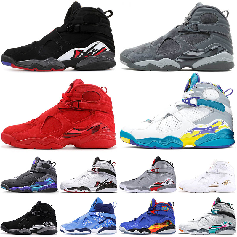 Top Fashion Men Basketball Shoes 8 8s Jumpman Cool Grey Valentines Day Aqua Black White Countdown Trainers Sport, #8 aqua black 40-47
Top Fashion Men Basketball Shoes 8 8s Jumpman Cool Grey Valentines Day Aqua Black White Countdown Trainers Sport, #8 aqua black 40-47