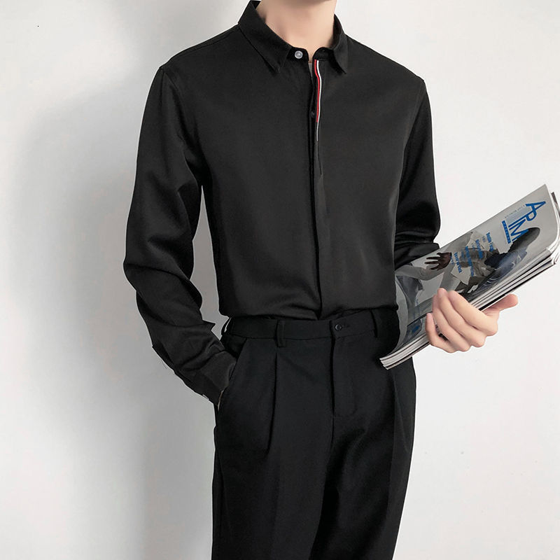 Men' Spring 2021 and Winter New Lean Trend M-5xl Work Shirt Fashion Young Clothes LT2U, Black
Men' Spring 2021 and Winter New Lean Trend M-5xl Work Shirt Fashion Young Clothes LT2U, Black