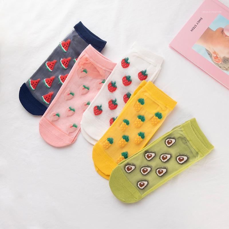 Fashion female socks spring and summer college wind net red glass silk crystal ladies thin section fruit cotton sock1, Crystal silk fruit s
Fashion female socks spring and summer college wind net red glass silk crystal ladies thin section fruit cotton sock1, Crystal silk fruit s