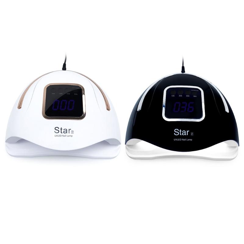 72W Nail Lamp UV LED Nails Dryer Gel Polish Curing LCD Light Manicure Machine, Black
72W Nail Lamp UV LED Nails Dryer Gel Polish Curing LCD Light Manicure Machine, Black