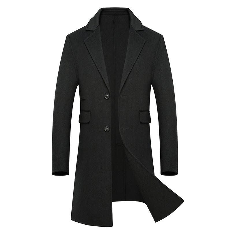 New winter leisure double-sided cloth cashmere coat more male men paragraph dust coat grows in the men' wear fur, Black
New winter leisure double-sided cloth cashmere coat more male men paragraph dust coat grows in the men' wear fur, Black