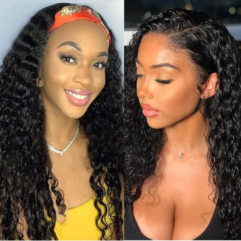 Deep Wave Human Hair Lace Frontal Wigs Lace Front Wig Pre Plucked Bleached Knots Wigs Remy 4x4 Frontal Wig Headbang, Headband wig
Deep Wave Human Hair Lace Frontal Wigs Lace Front Wig Pre Plucked Bleached Knots Wigs Remy 4x4 Frontal Wig Headbang, Headband wig