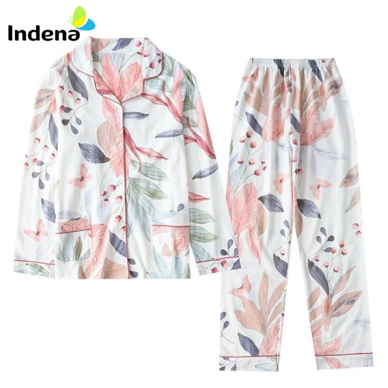 Christmas Pajamas Women Sleepwear Sexy Night Pajama Set Plus Size Two-piece Floral Long Sleeve Pijama Sleep Tops Home Clothes 201105, Beige
Christmas Pajamas Women Sleepwear Sexy Night Pajama Set Plus Size Two-piece Floral Long Sleeve Pijama Sleep Tops Home Clothes 201105, Beige