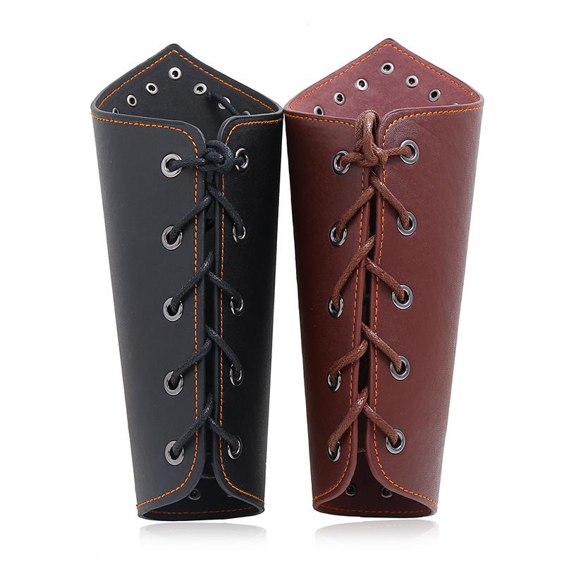 WANGAIYAO New Punk Rivet Wide Leather Bracelet Simple Wax Wire Braided Leather Wristband Hand Strap Locomotive Riding Arm Guard
WANGAIYAO New Punk Rivet Wide Leather Bracelet Simple Wax Wire Braided Leather Wristband Hand Strap Locomotive Riding Arm Guard