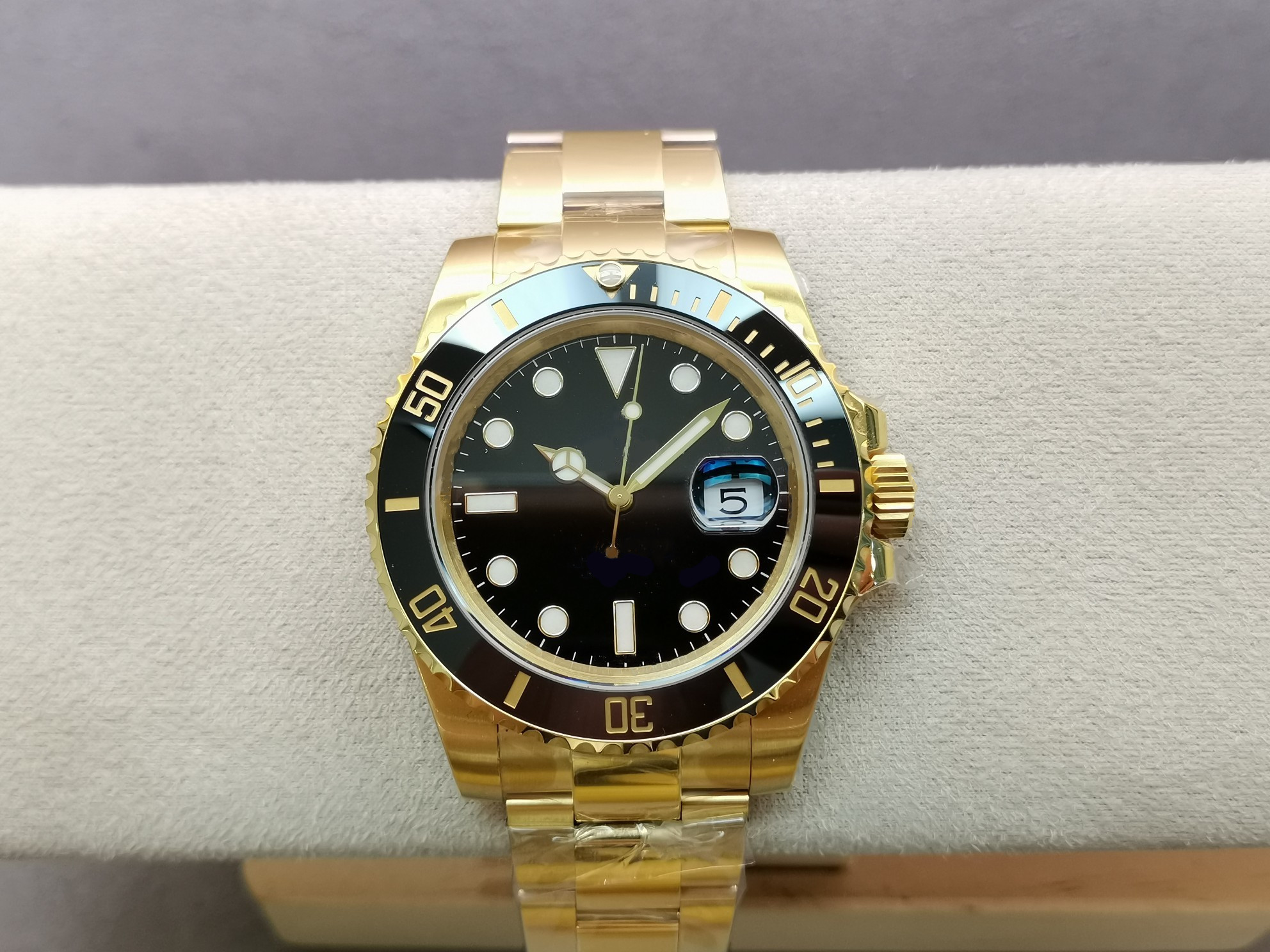 NF maker v5 mens watches automatic mechanical 40mm stainless steel water proof watch 2813 Movement sapphire luminous Black dial wristwatches 104797 montre de luxe