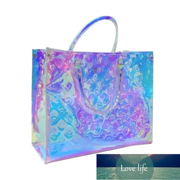 Shoulder Bags Tote Magic Rainbow Portable Beach Transparent Laser Summer Female Colorful Shopping Bag
Shoulder Bags Tote Magic Rainbow Portable Beach Transparent Laser Summer Female Colorful Shopping Bag