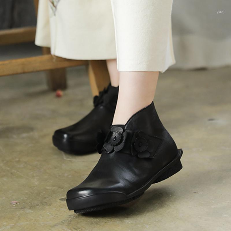 Tayunxing Handmade Shoes Genuine Leather Soft Low Heel Hook Loop Zip Lady Bottes Platform Comfort Ankle Women's Boots 3905-91, Black
Tayunxing Handmade Shoes Genuine Leather Soft Low Heel Hook Loop Zip Lady Bottes Platform Comfort Ankle Women's Boots 3905-91, Black