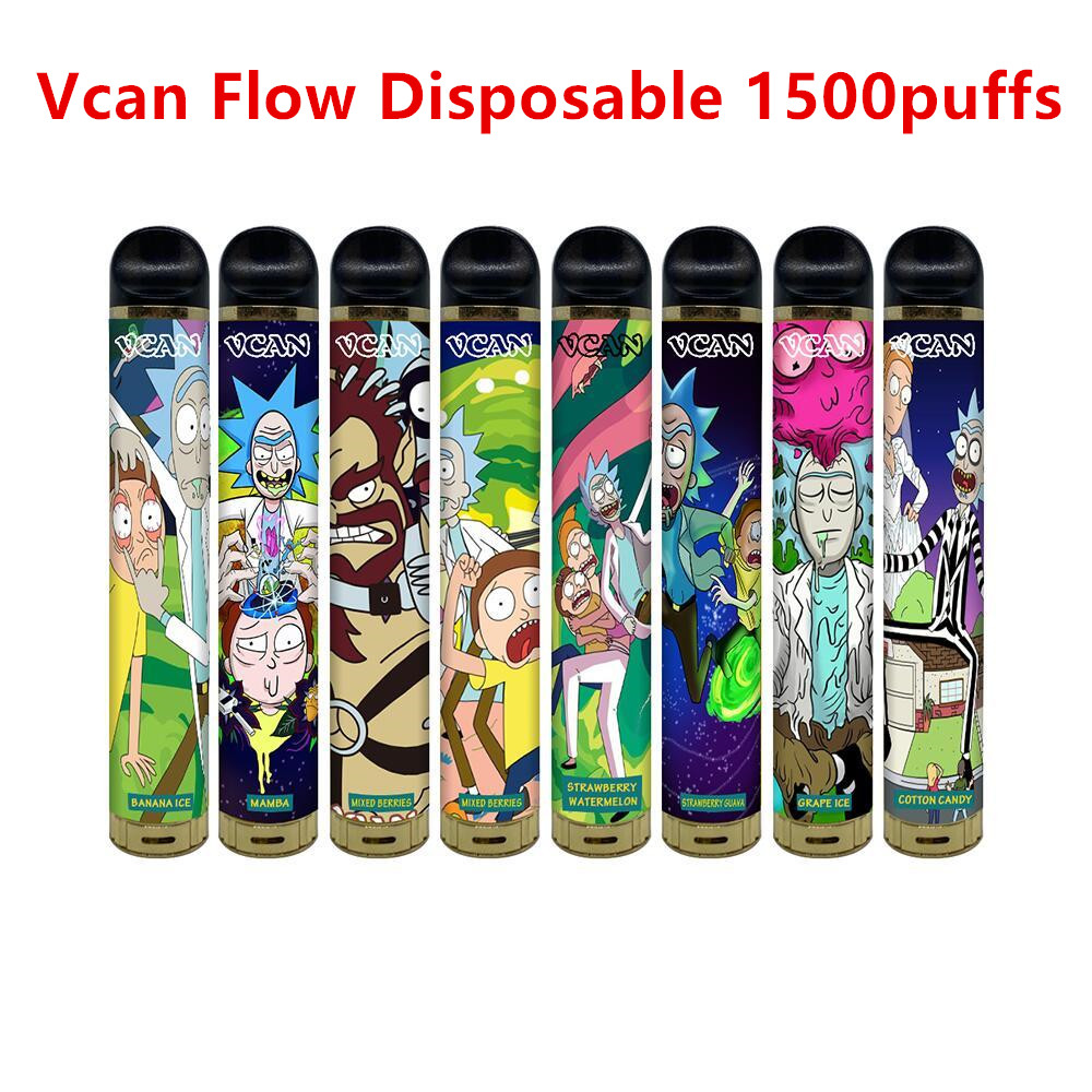 original Vcan Flow Disposable 1500 Puffs Airflow Control Pre-filled 5ml 600mAh Battery Vape Onee puff labs R&M XTRA
original Vcan Flow Disposable 1500 Puffs Airflow Control Pre-filled 5ml 600mAh Battery Vape Onee puff labs R&M XTRA