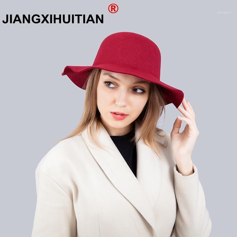 Stingy Brim Hats 2021 For Women Soft Vintage Wide Wool Felt Bowler Fedora Hat Floppy Cloche Women's Large Cap Christmas Gift1
Stingy Brim Hats 2021 For Women Soft Vintage Wide Wool Felt Bowler Fedora Hat Floppy Cloche Women's Large Cap Christmas Gift1
