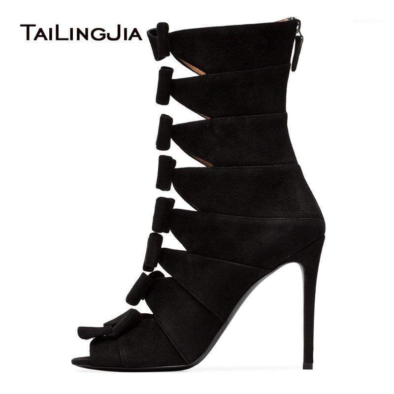 Women Stylish Knot Boots Stiletto High Heel Peep Toe Mid-Calf Booties Ladies Elegant Party Dress Footwear Large Size Black Shoes1
Women Stylish Knot Boots Stiletto High Heel Peep Toe Mid-Calf Booties Ladies Elegant Party Dress Footwear Large Size Black Shoes1