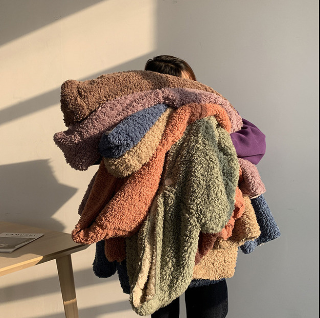 Little camel down fairy clothes thickened hooded Korean casual jacket women T200212