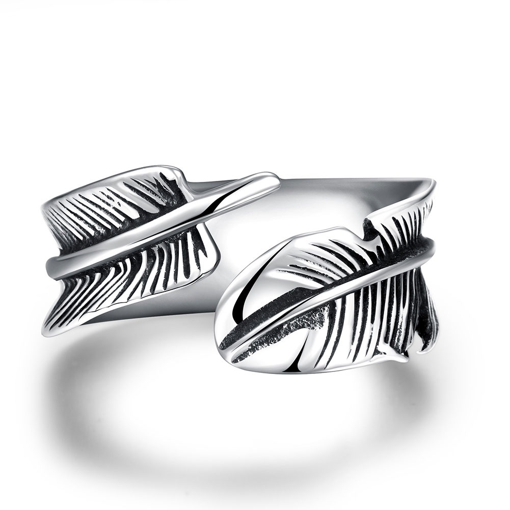 Titanium steel ring male open feather ring Japan and South Korea retro popular style whole feather hot wholesale for boyfriend
Titanium steel ring male open feather ring Japan and South Korea retro popular style whole feather hot wholesale for boyfriend