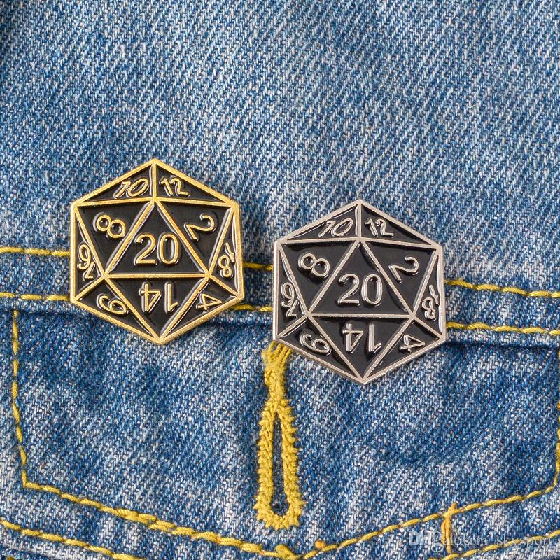 Dungeons and Dragons Enamel pin D20 DnD 20 sided dice Game Brooch Backpack Clothes Lapel Pin Button Badge Pins for women men., Red;brown
Dungeons and Dragons Enamel pin D20 DnD 20 sided dice Game Brooch Backpack Clothes Lapel Pin Button Badge Pins for women men., Red;brown