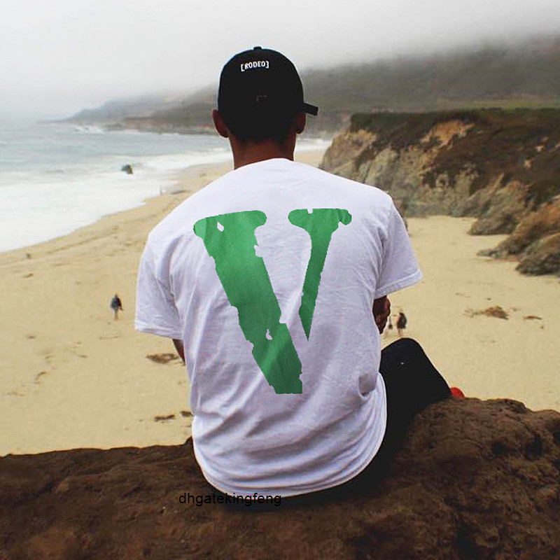 Short summer round neck men's pure cotton ins fashion brand Kanye vlong green big V half sleeve t-shirt, White
Short summer round neck men's pure cotton ins fashion brand Kanye vlong green big V half sleeve t-shirt, White