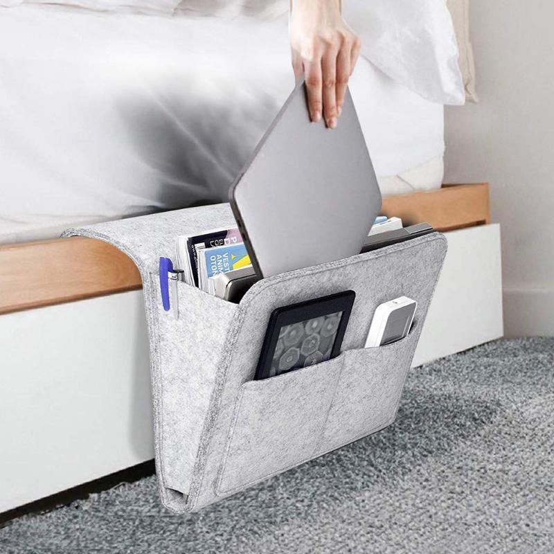 Felt Bedside Caddy Anti-Slip Hanging Storage Bed Rails Dorms Bunk Beds Book Remote Organiser
Felt Bedside Caddy Anti-Slip Hanging Storage Bed Rails Dorms Bunk Beds Book Remote Organiser