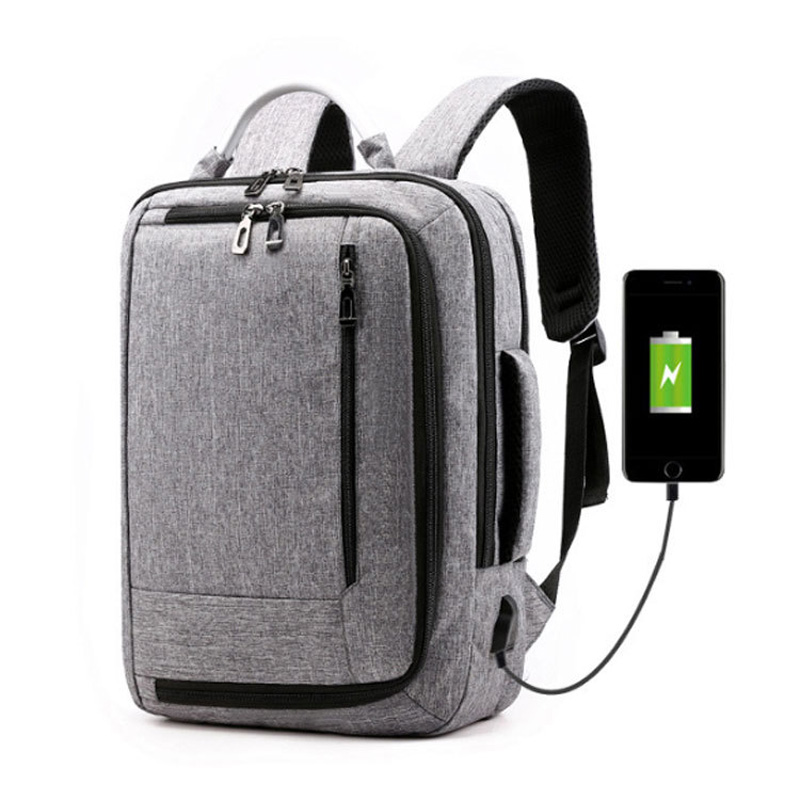 Image of Oxford bag Male New 15.6 Inch Laptop Backpack usb Charging Bagpack Waterproof Travel Women Knapsack