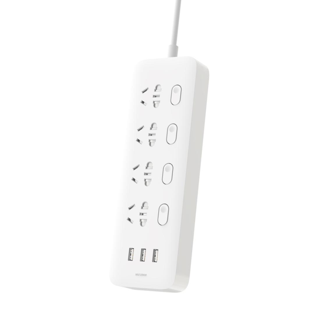 Original Xiaomi Mijia Power Socket Strip 4 Sockets Big Plug Extension Patch Board with 4 Control Switches 5V 21A 3 USB Ports for Home Off
Original Xiaomi Mijia Power Socket Strip 4 Sockets Big Plug Extension Patch Board with 4 Control Switches 5V 21A 3 USB Ports for Home Off