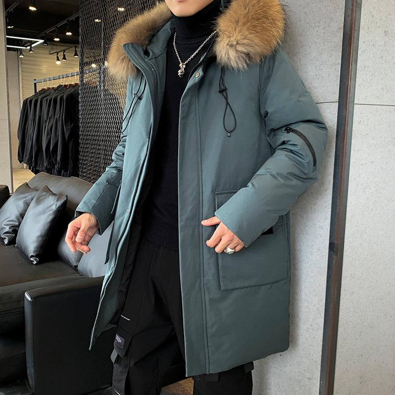 2020 winter new men's short padded jacket hooded loose down padded jacket, handsome thickened leather jacket, Black
2020 winter new men's short padded jacket hooded loose down padded jacket, handsome thickened leather jacket, Black