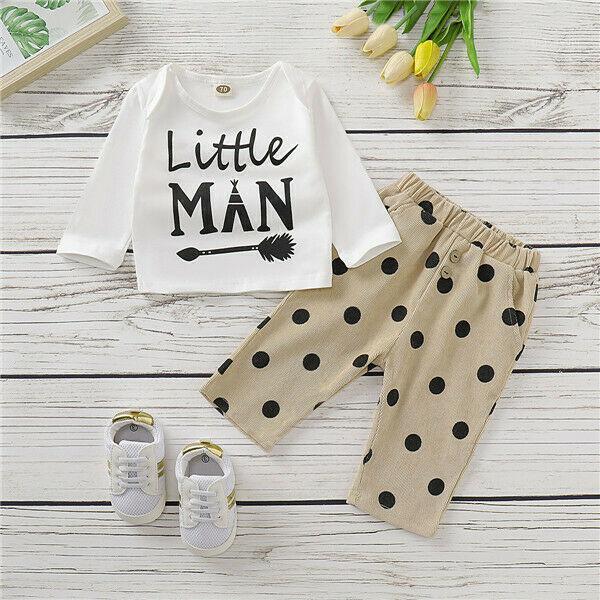 New Infant Baby Boy Casual Long Sleeve Tshirt Tops Pants Leggings Autumn Outfit Clothes set 0-18M1, White
New Infant Baby Boy Casual Long Sleeve Tshirt Tops Pants Leggings Autumn Outfit Clothes set 0-18M1, White
