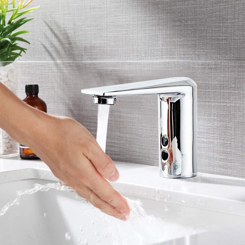 Infrared Automatic Sensor Faucet Touchless Hot & Cold Hotel Shopping Mall Washbasin Bathroom Faucet Motion Activated Sink Tap
Infrared Automatic Sensor Faucet Touchless Hot & Cold Hotel Shopping Mall Washbasin Bathroom Faucet Motion Activated Sink Tap