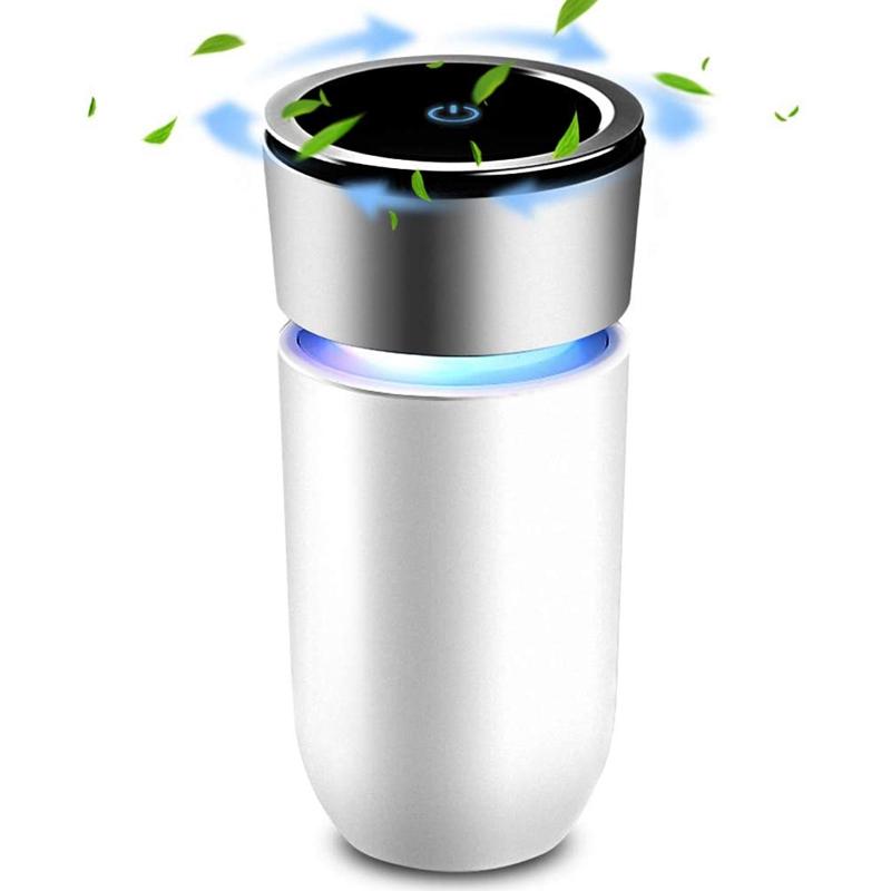 Personal Air Purifiers for Car with 5 Color LED Light, HEPA Filter for Allergies and Pets Hair Smoke,White
Personal Air Purifiers for Car with 5 Color LED Light, HEPA Filter for Allergies and Pets Hair Smoke,White
