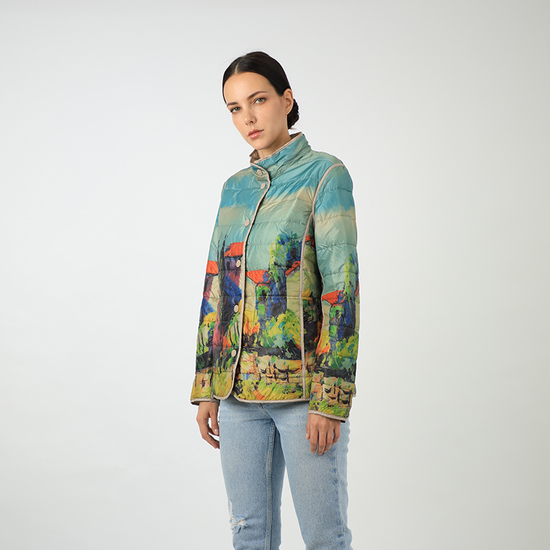AllureAmore Spring Vest For Women Down Jacket Waterproof Cotton Coat DoubleSide Outwear Thin Parka Lightweight Quilted Clothes 200928