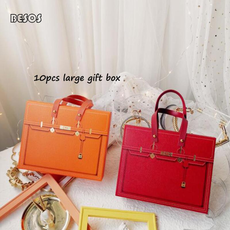 10pcs Wholesale High-Grade Color Large Orange Gilding Embossed Cake Gift Box Party Wedding Activities Biscuit Gift Box Bag
10pcs Wholesale High-Grade Color Large Orange Gilding Embossed Cake Gift Box Party Wedding Activities Biscuit Gift Box Bag