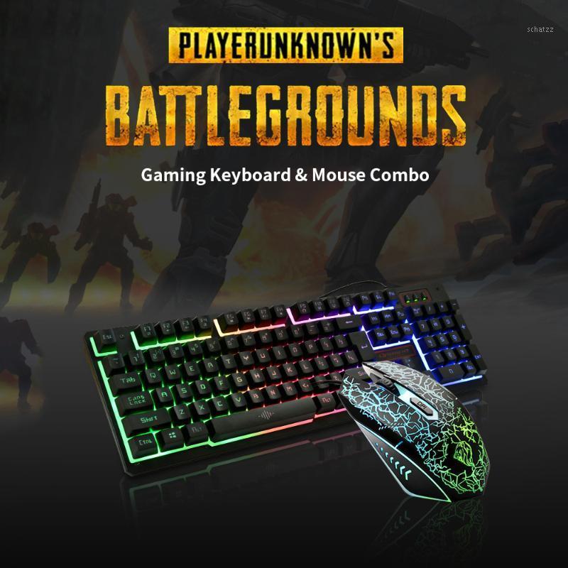 

Keyboard and Mouse Combo N-Key Rollover Wired Gaming Mouse Silent Office Keyboard RGB 104Keys Multimedia Function Keys1