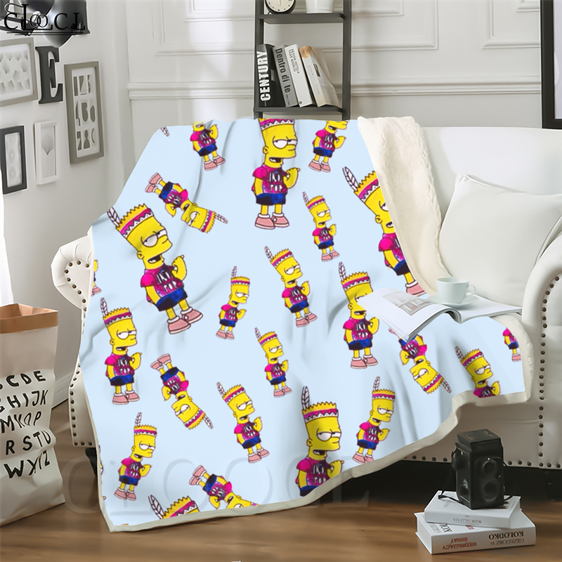CLOOCL New The Simpsons 3D Print Hip-hop Style Air Conditioning Blanket Sofa Teens Bedding Throw Blankets Plush Quilt
CLOOCL New The Simpsons 3D Print Hip-hop Style Air Conditioning Blanket Sofa Teens Bedding Throw Blankets Plush Quilt